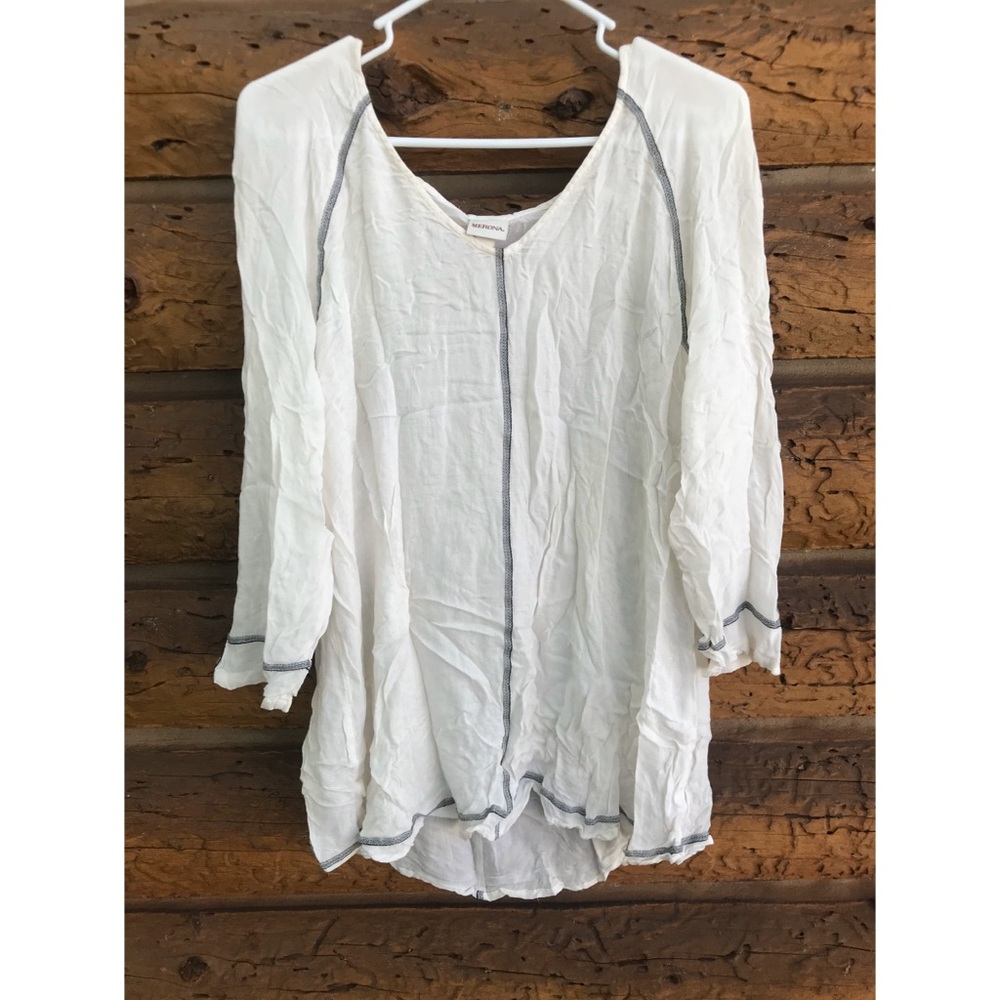 Merona white Tunic